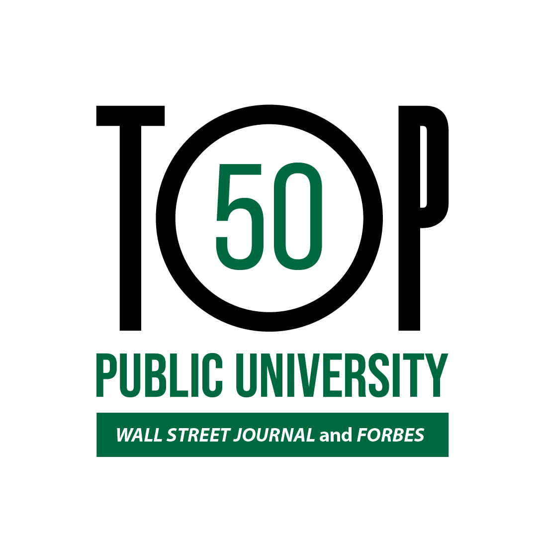 Top 50 Public University — Wall Street Journal and Forbes