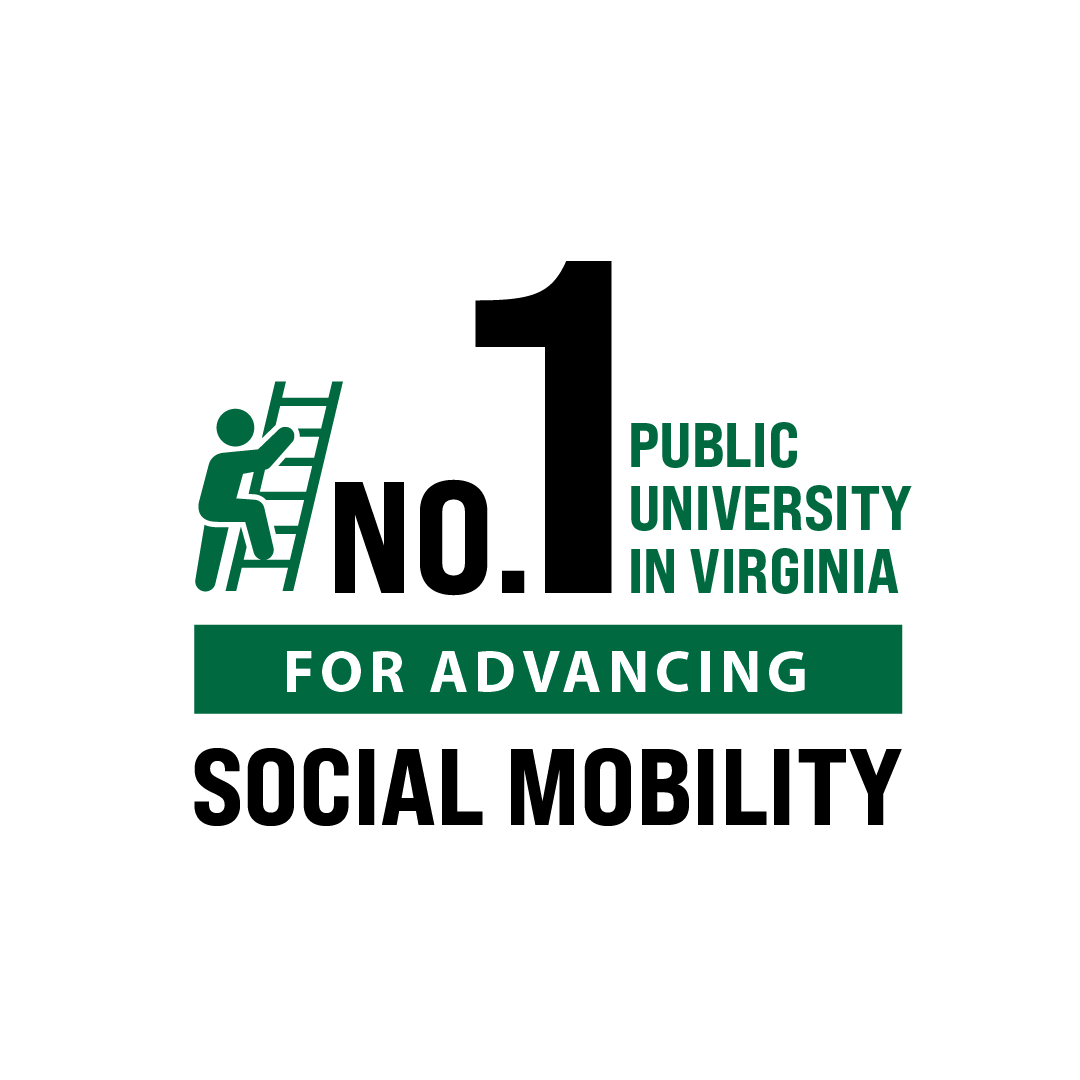 Number 1 public university in Virginia for advancing social mobility